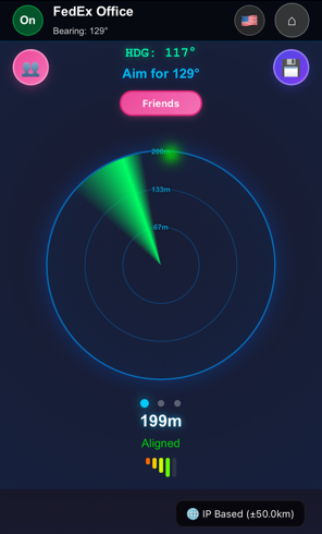 Director radar view